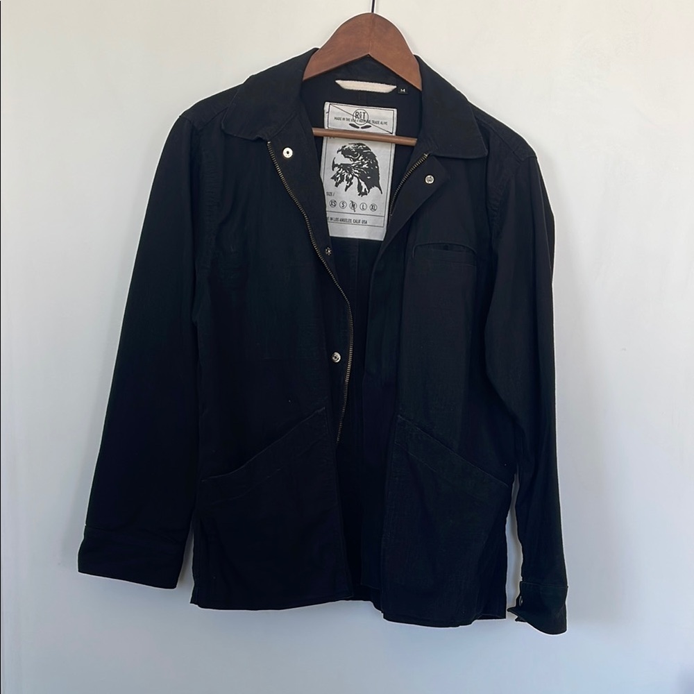 Rogue Territory Black Men's rip stop infantry Jacket